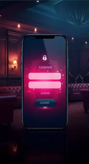 Het moderne inlogscherm van NV Casino toont diverse veilige opties, waaronder Face ID en social media buttons, voor snelle en makkelijke toegang tot uw speelaccount.